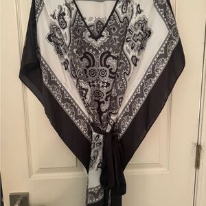 MICHAEL Michael Kors Black and White Blouse